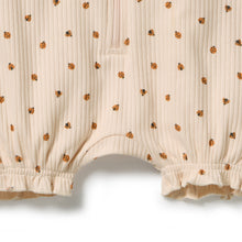 Load image into Gallery viewer, Little Lady Bugs Organic Ruffle Zipsuit