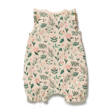 Load image into Gallery viewer, Sweet Bloom Organic Ruffle Zipsuit