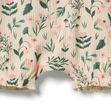 Load image into Gallery viewer, Sweet Bloom Organic Ruffle Zipsuit