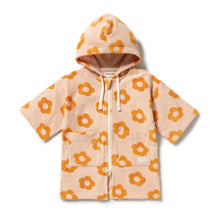 Load image into Gallery viewer, Daisy Glow Organic Terry Hooded Towel