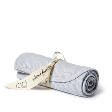 Load image into Gallery viewer, Organic Stripe Rib Bunny Rug Rain Drop