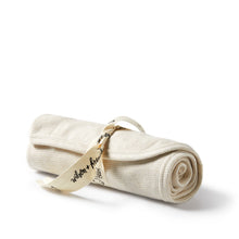 Load image into Gallery viewer, Organic Stripe Rib Bunny Rug Oatmeal
