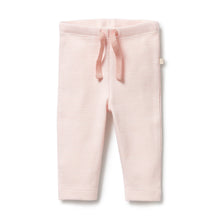 Load image into Gallery viewer, Organic Stripe Rib Legging Cantaloupe