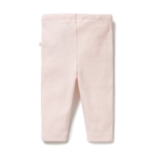 Load image into Gallery viewer, Organic Stripe Rib Legging Cantaloupe