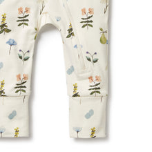 Load image into Gallery viewer, Petit Garden Organic Zipsuit with Feet

