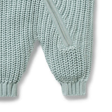 Load image into Gallery viewer, Duck Egg Organic Knitted Growsuit