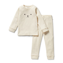 Load image into Gallery viewer, Buttermilk Organic Rib Long Sleeved Pyjamas