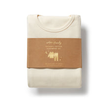 Load image into Gallery viewer, Buttermilk Organic Rib Long Sleeved Pyjamas