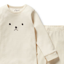 Load image into Gallery viewer, Buttermilk Organic Rib Long Sleeved Pyjamas