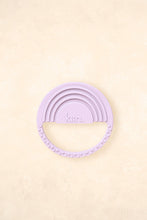 Load image into Gallery viewer, Rainbow Silicone Teether: Lilac