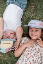 Load image into Gallery viewer, Little austi kids hat - made from regenerated nylon: Purple front