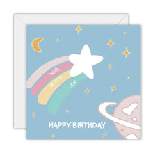 Load image into Gallery viewer, Wish Upon a Star - Greeting Card: Rectange