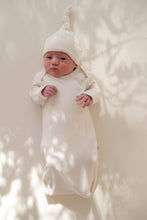 Load image into Gallery viewer, Bamboo Newborn Gown - Ivory: Newborn (0000)