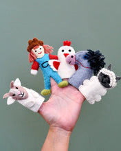 Load image into Gallery viewer, Old MacDonald Farm Animals B, Finger Puppet Set