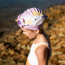 Load image into Gallery viewer, Kids Swimming Cap Princess Swan Multi