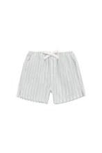 Load image into Gallery viewer, Organic Cotton Silas Short Variegated Stripe Shoreline