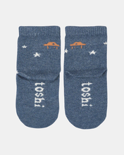 Load image into Gallery viewer, Organic Baby Socks Jacquard Space Race