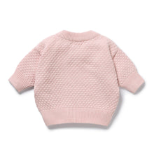 Load image into Gallery viewer, Marshmellow Organic Knitted Bubble Jumper
