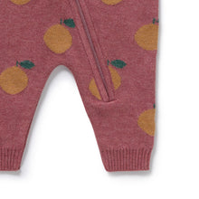 Load image into Gallery viewer, Clementine Organic Knitted Jacquard Growsuit