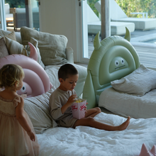 Load image into Gallery viewer, Kids Sleepover Bed Monster Sage