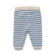 Load image into Gallery viewer, Frosted Blue Organic Knitted Stripe Legging