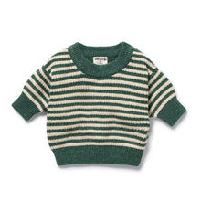 Load image into Gallery viewer, Clover Organic Knitted Stripe Jumper