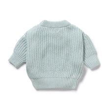 Load image into Gallery viewer, Cloud Blue Organic Knitted Jumper