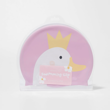 Load image into Gallery viewer, Kids Swimming Cap Princess Swan Multi