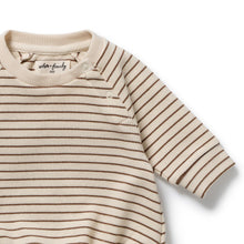 Load image into Gallery viewer, Nutmeg Stripe Organic Waffle Set
