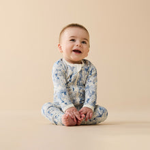 Load image into Gallery viewer, Woodland Adventures Organic Zipsuit with Feet