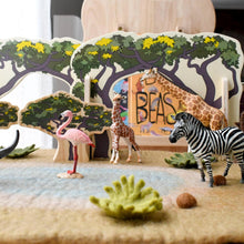 Load image into Gallery viewer, Large Safari Play Mat Playscape