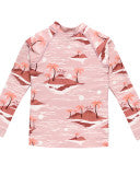 Load image into Gallery viewer, Rash Vest Sunset Lost Island