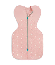 Load image into Gallery viewer, Swaddle Up 1.5T Stretch Cotton Fleece Moon And Back Dusty Pink