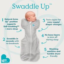 Load image into Gallery viewer, Swaddle UP LITE 0.2 TOG Light Pink nb