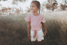 Load image into Gallery viewer, Frill Sleeve Top - Deep Rose