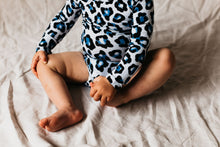 Load image into Gallery viewer, Bodysuit- Blue Leopard