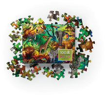 Load image into Gallery viewer, Holographic Puzzle 100 pc - Jungle Paradise
