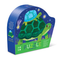 Load image into Gallery viewer, Mini Puzzle 12 pc - Turtles Together
