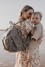 Load image into Gallery viewer, Backpack | Taupe Faux Leather
