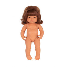 Load image into Gallery viewer, Miniland Doll - Anatomically Correct Baby, Caucasian Girl, Red Head 38 cm (UNDRESSED)
