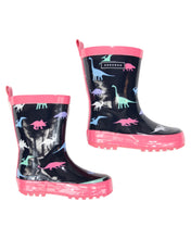 Load image into Gallery viewer, Girl Dinosaur Gumboot