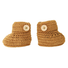 Load image into Gallery viewer, Cinnamon | Crochet Bonnet & Bootie Set | Handmade