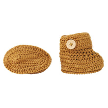 Load image into Gallery viewer, Cinnamon | Crochet Bonnet & Bootie Set | Handmade