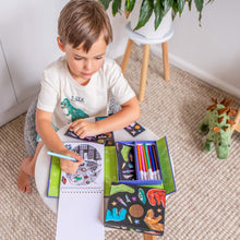 Load image into Gallery viewer, Colouring Set - Dinos in Space