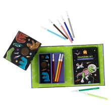 Load image into Gallery viewer, Colouring Set - Dinos in Space