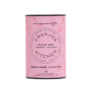 Franjos Kitchen Tanker Toppers GF Currant & Coconut Lactation Biscuits