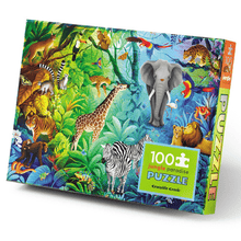 Load image into Gallery viewer, Holographic Puzzle 100 pc - Jungle Paradise
