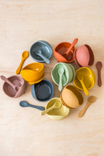 Load image into Gallery viewer, Silicone Bowl + Spoon Set - Rust
