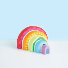 Load image into Gallery viewer, Petilou Rainbow Tunnel Toy
