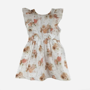 Florence Summer Dress - Chestnut Floral